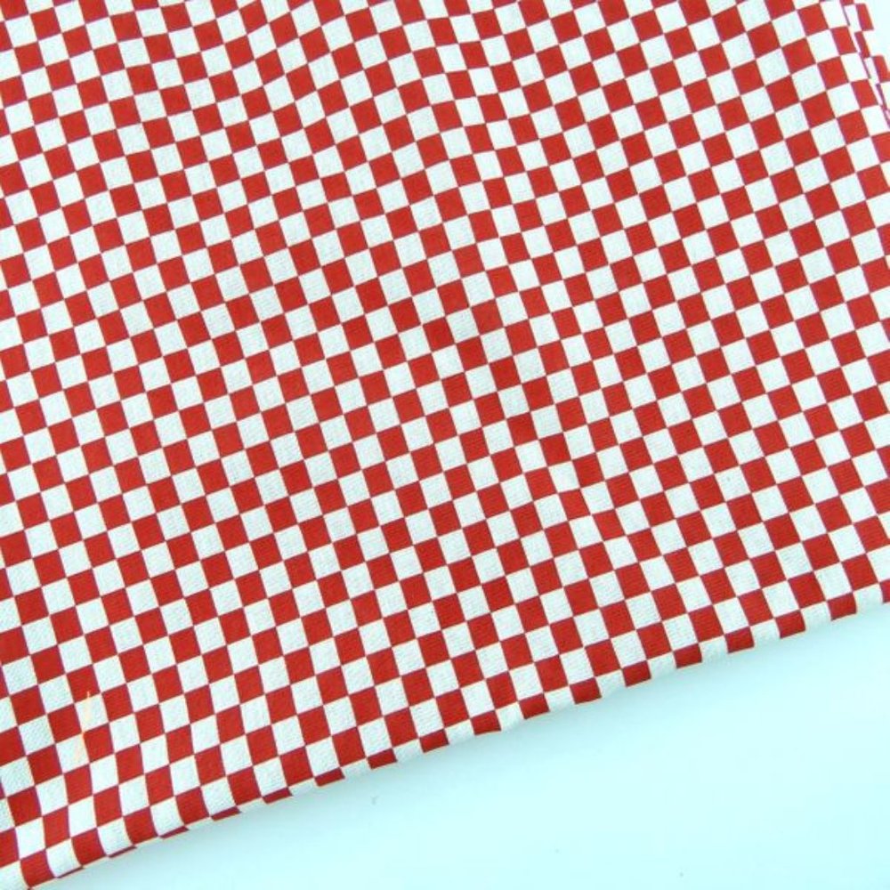 Mexican Fabric 1 Mt Domino red fiesta Fabric for d
